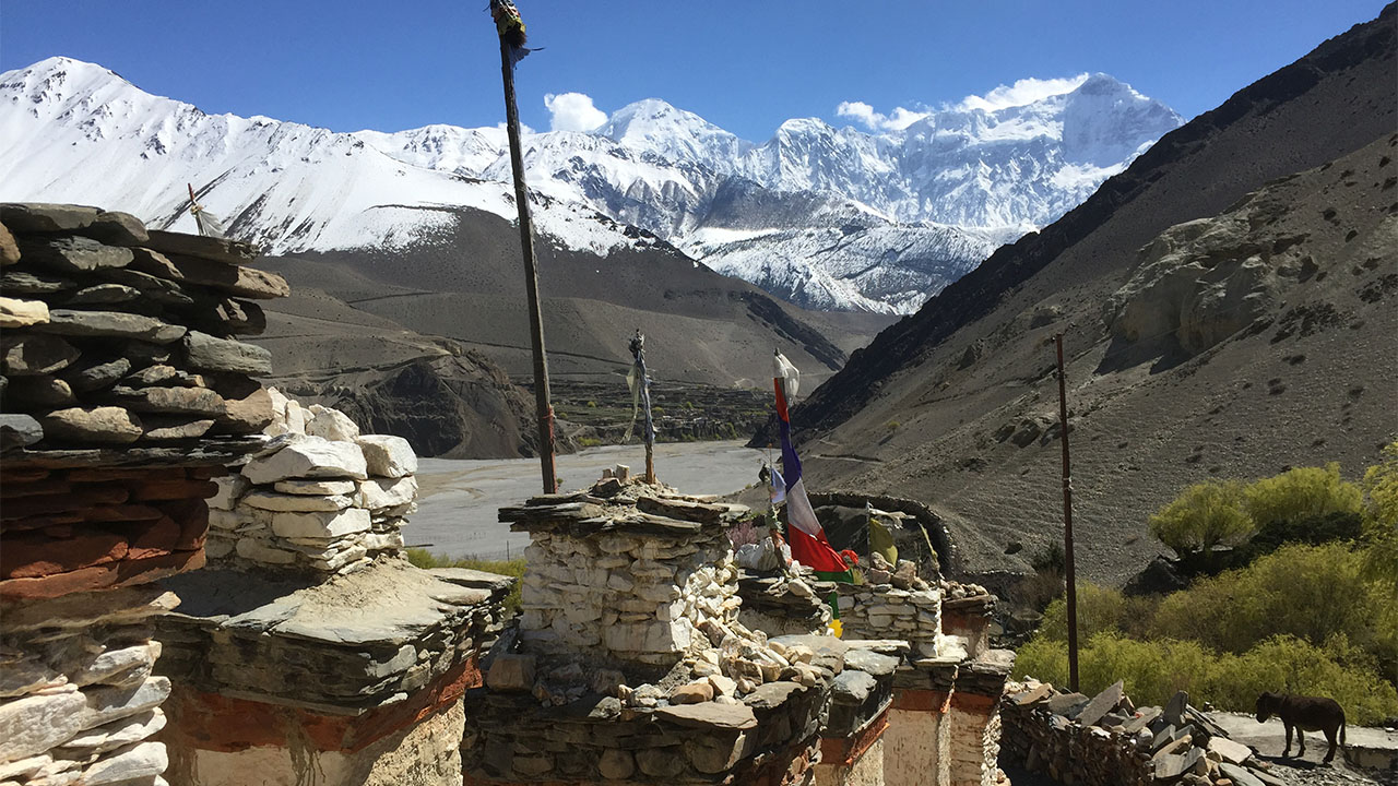 Upper Mustang mountain bike tour.